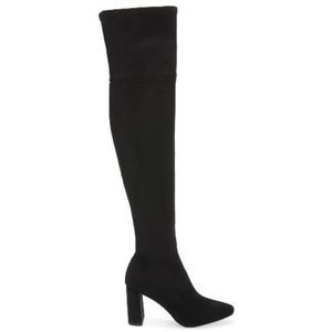 Jeffrey Campbell Parisah Black Suede Over the Knee Boot